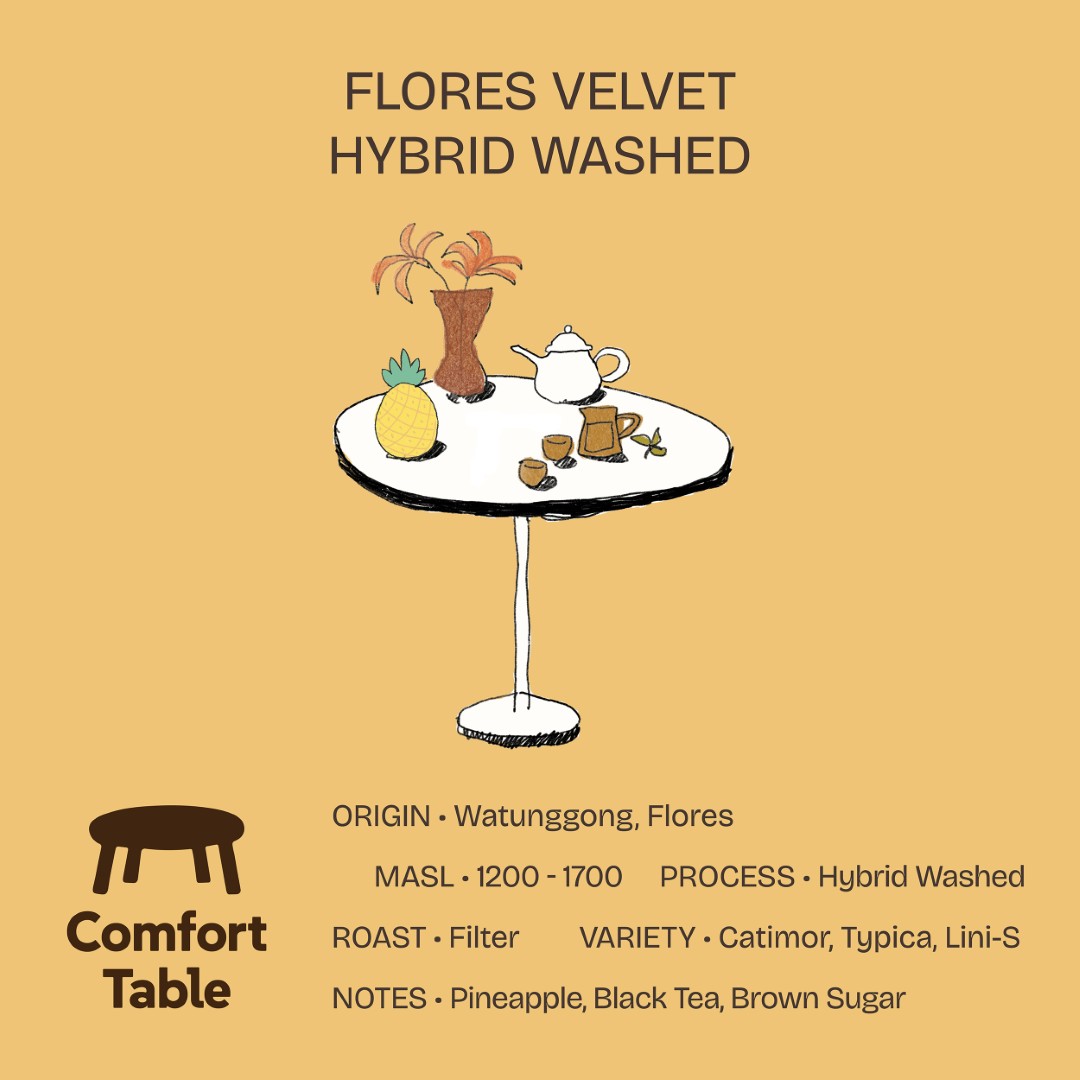 Flores Velvet Hybrid Washed